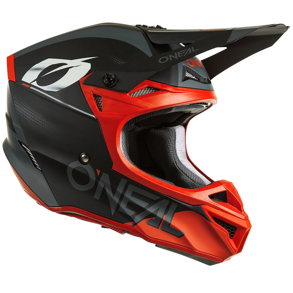 Oneal Casco Motocross 5 Series Haze Negro/Rojo –
